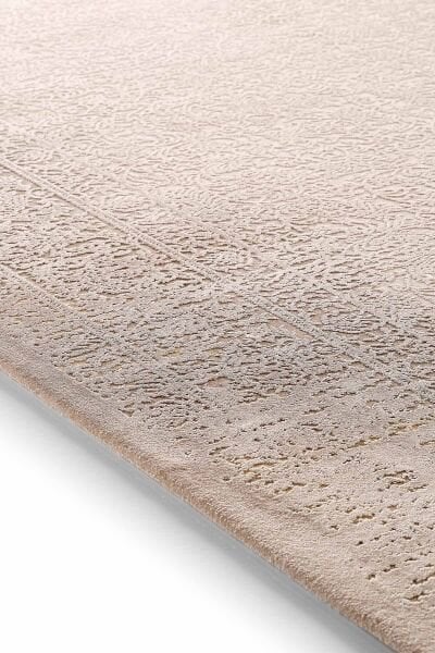Esiliva 13886 Dikdörtgen Doğal İplik Makine Halısı 80X150 - Sarı