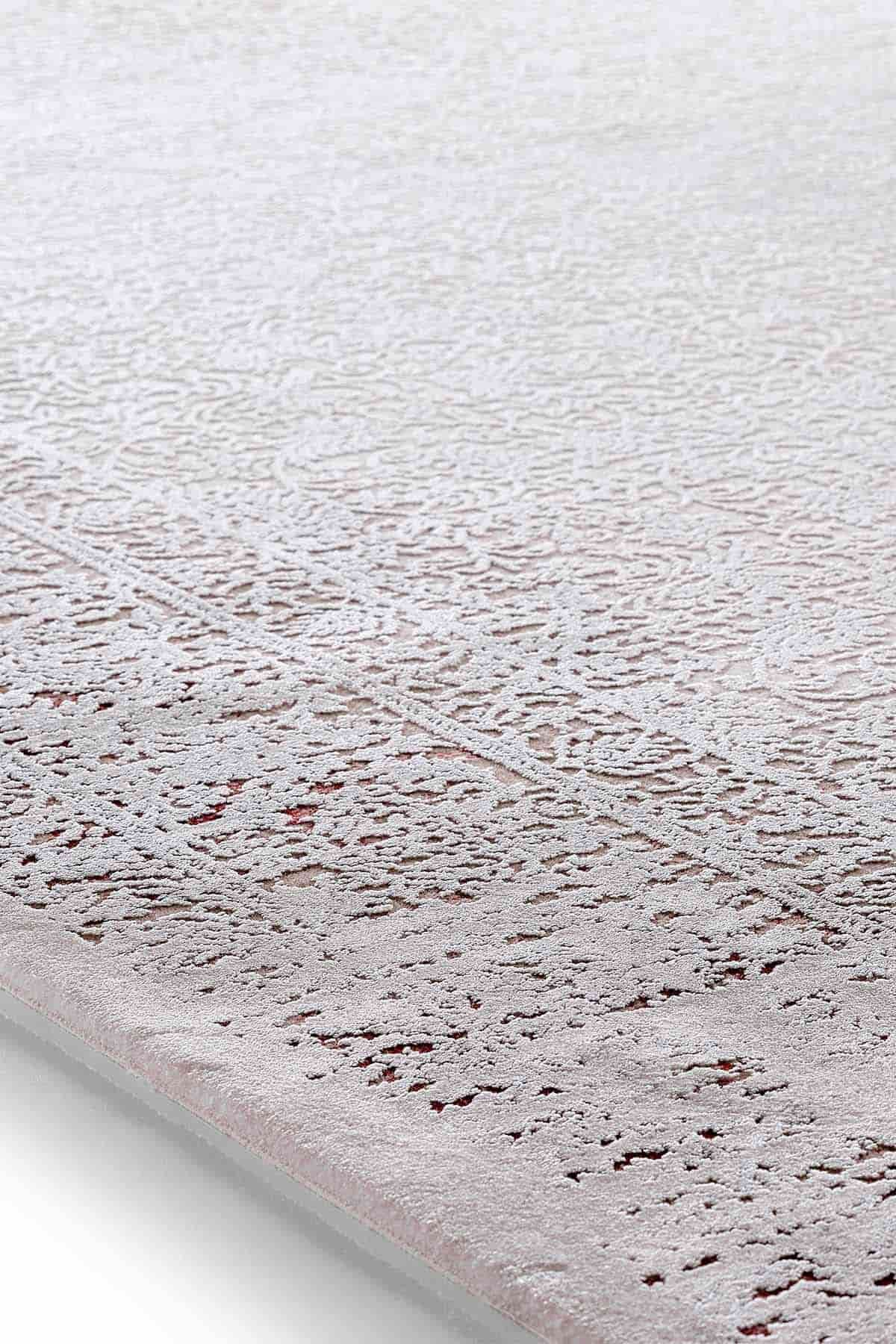 Esiliva 13886 Dikdörtgen Doğal İplik Makine Halısı 80X300 - Bordo