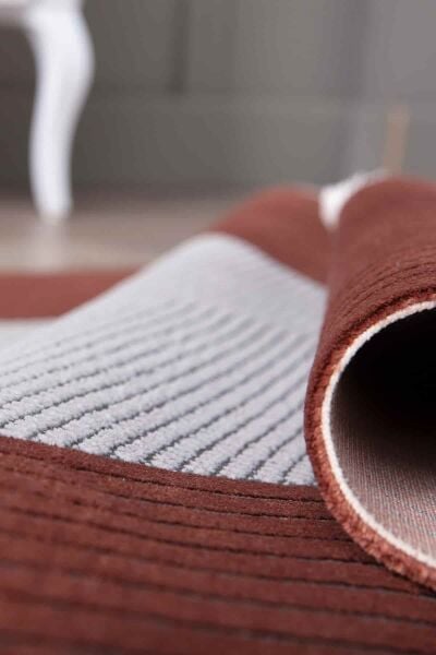 Tierra 12885 Dikdörtgen Tozumaz Makine Halısı 200X290 - Bakır