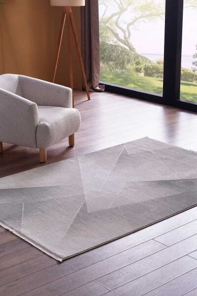 Ledax 17741 Dikdörtgen Polyester Makine Halısı Yeşil - 160X230