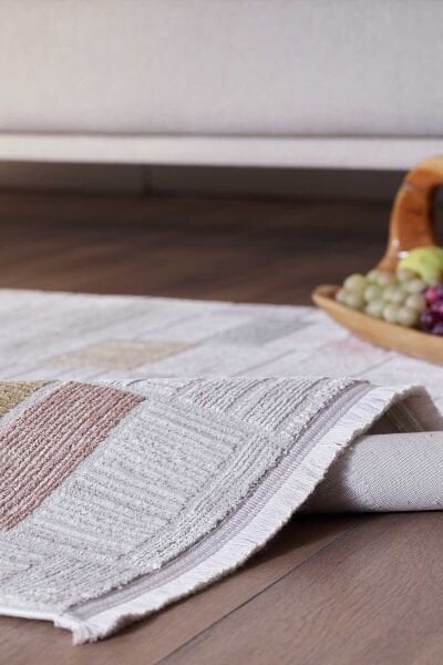 Ledax 17744 Dikdörtgen Polyester Makine Halısı Multi - 160X230