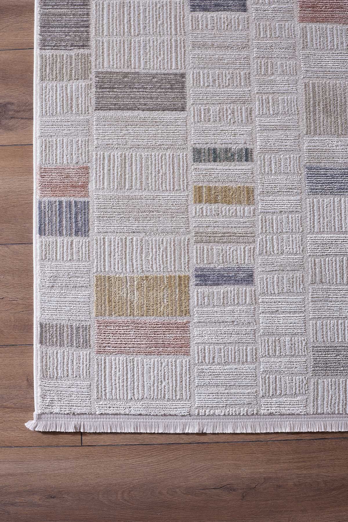Ledax 17744 Dikdörtgen Polyester Makine Halısı Multi - 160X230