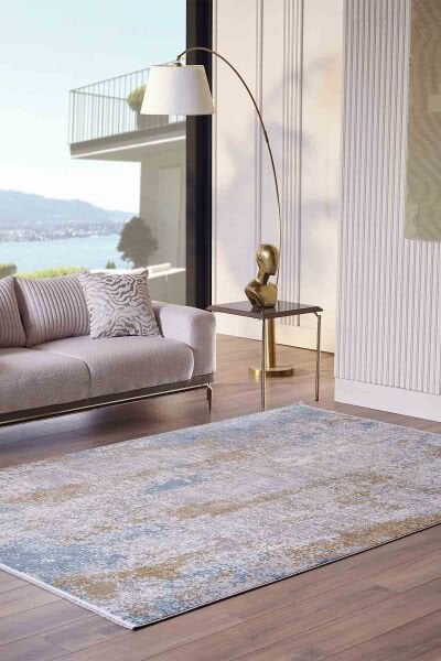 İpekzade100 80089 Doğal İplik Dikdörtgen Makine Halısı Multi - 240X340