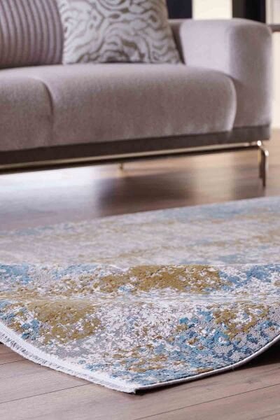 İpekzade100 80089 Doğal İplik Dikdörtgen Makine Halısı Multi - 240X340