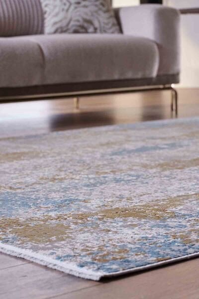 İpekzade100 80089 Doğal İplik Dikdörtgen Makine Halısı Multi - 240X340