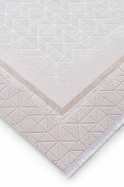 Carissa 13623 Dikdörtgen Akrilik Makine Halısı 80X150 - Vizon