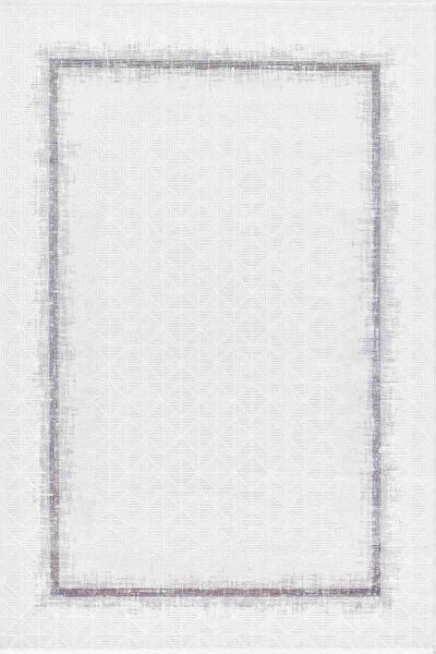 Carissa 13623 Dikdörtgen Akrilik Makine Halısı 120X180 - Gri