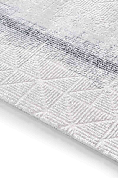 Carissa 13623 Dikdörtgen Akrilik Makine Halısı 120X180 - Gri