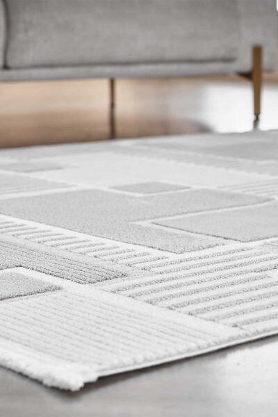 Lugano 17929 Dikdörtgen Tozumaz Halı Krem - 160X230