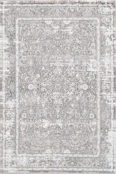 İpekzade100 11380 Doğal İplik Dikdörtgen Makine Halisi 160X230 - Gri